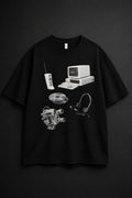 Vintage devices Unisex Oversized Tee