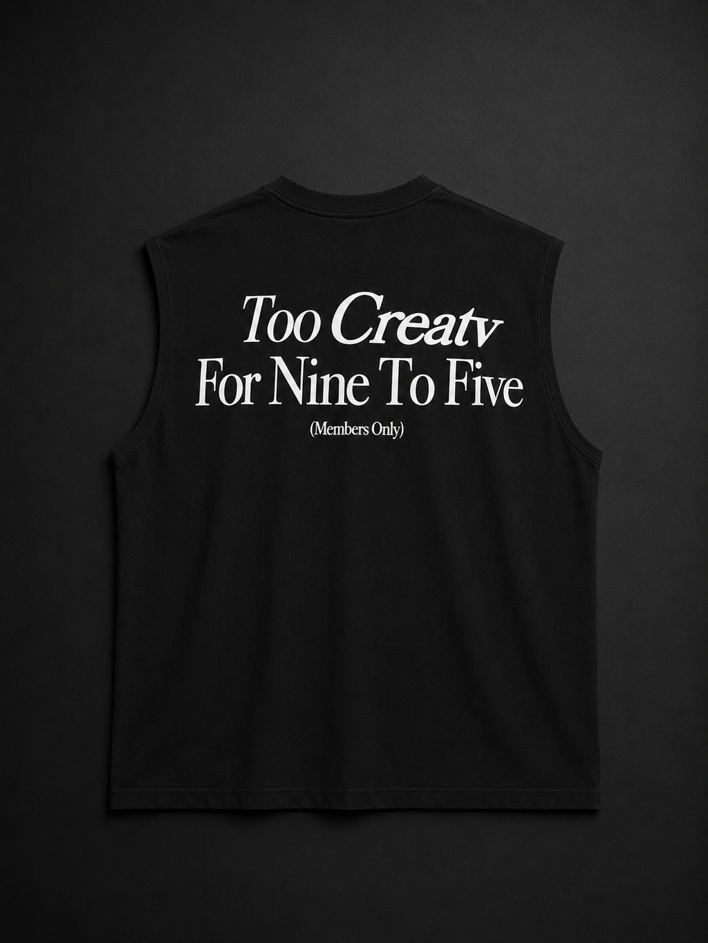 Creatv sleeveless Tee