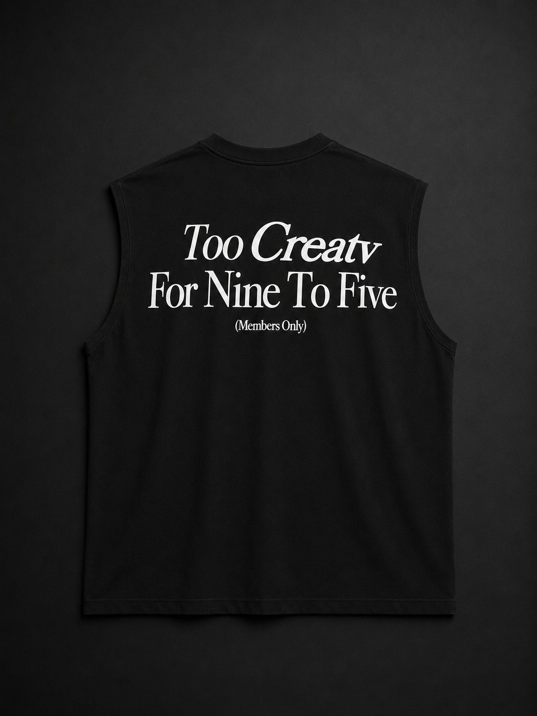 Creatv sleeveless Tee