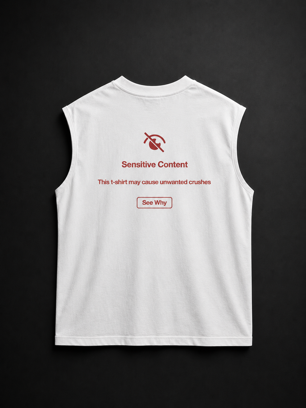 Sensitive sleeveless Tee