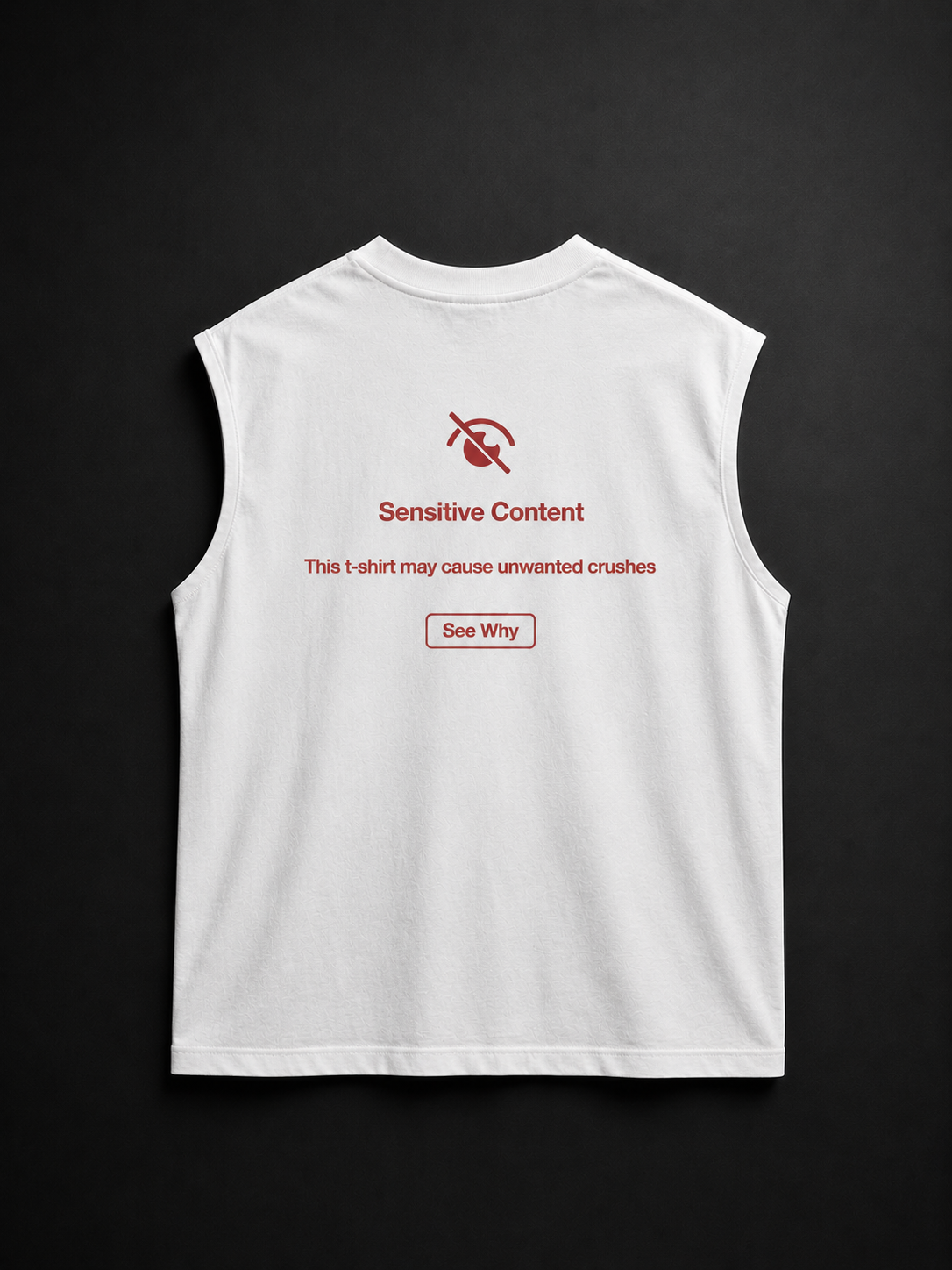 Sensitive sleeveless Tee